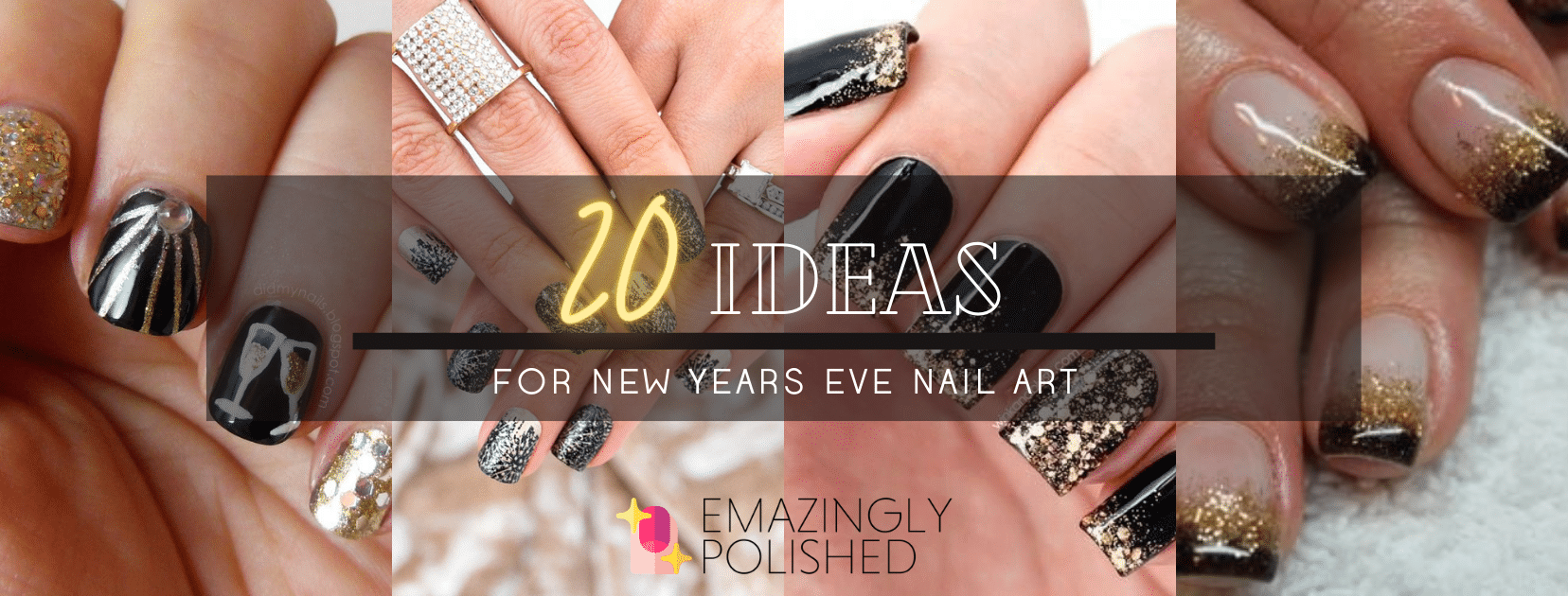 Top New Years Nail Art Designs Emazingly Polished