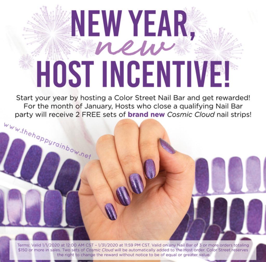 Flyer for the January Host Incentive.