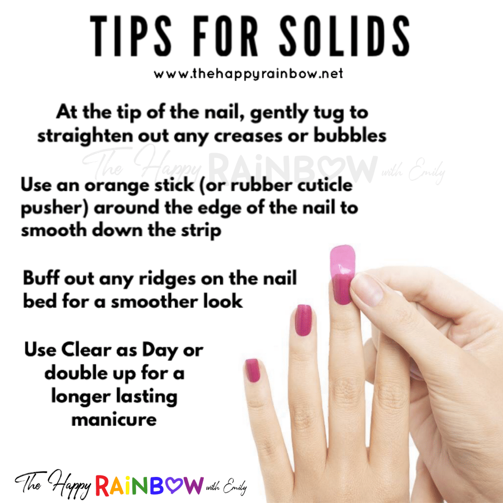 Solid Color Manicure - Color Street Application - Emazingly Polished