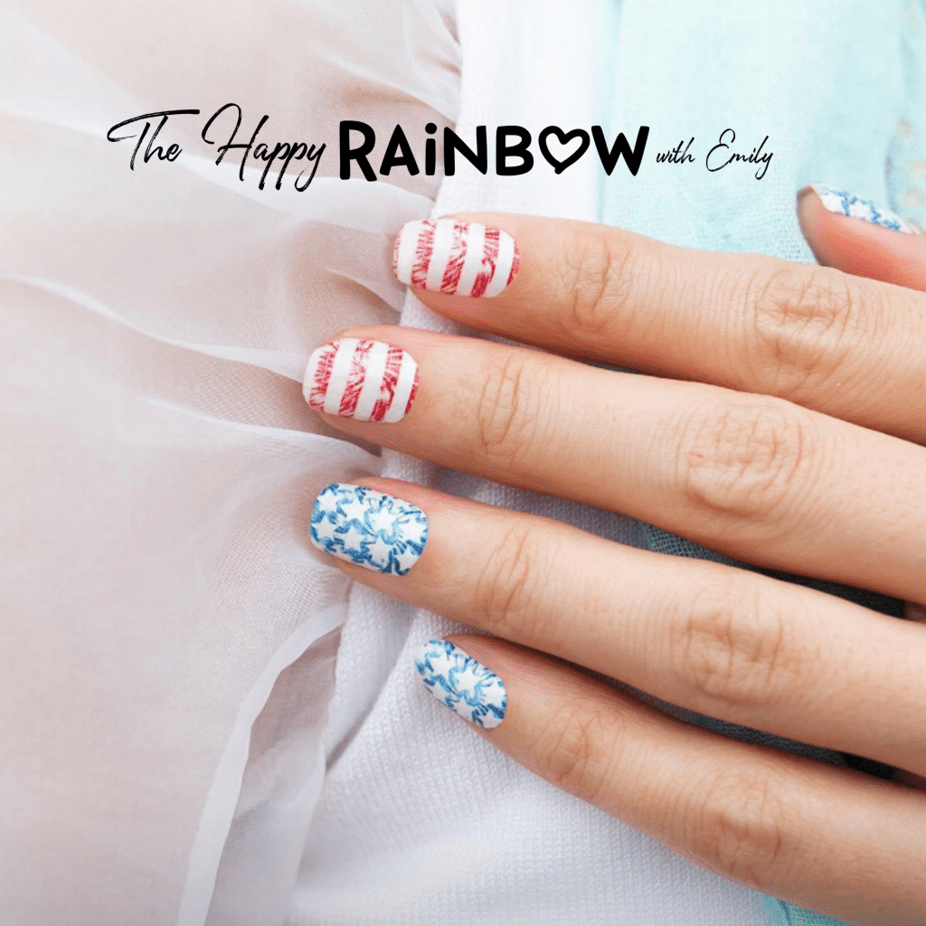 4th of July nail art stars and stripes Color Street