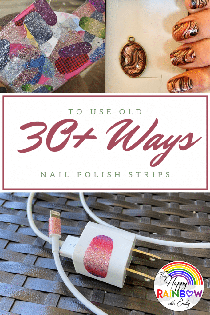 30+ Ways to Use Old Nail Polish Strips - Emazingly Polished