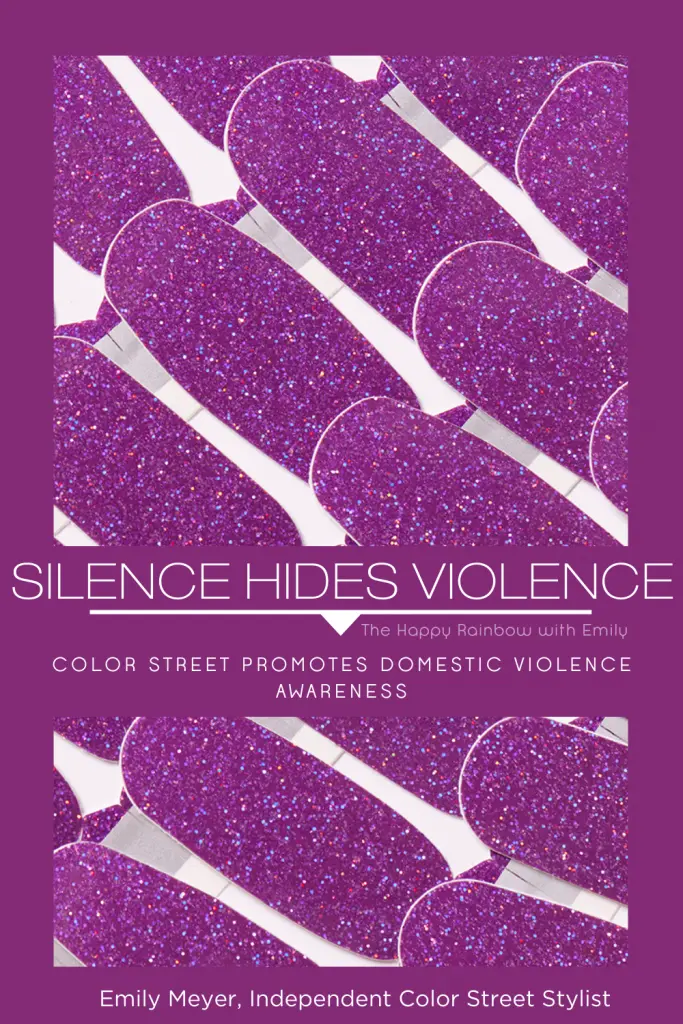 Color Street Foundation Domestic Violence Awareness exclusive nail polish shade